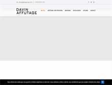 Tablet Screenshot of affutage-davin.com
